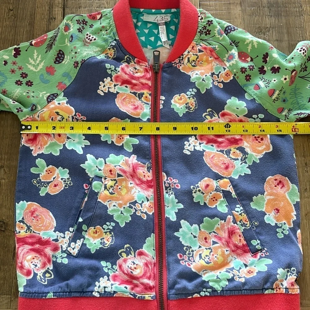 Matilda Jane Mixed Print Jacket. Girl’s Sz 10 | Cabin Night | Purple | Green EUC